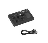 Professional MX5 Low Noise 4 Channel Stereo Sound Mixer Small Single Channel 6.35mm/3.5mm For Club/Studio/Home Theater Low Noise Line Professional