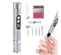 Professional Nail Drill - High Speed Manicure, Digital Drill with Rechargeable Design, Nail Machine with Precise Control, Beauty Tool, Salon Equipment for Shaping Polishing Buffing Toenail Fingernail
