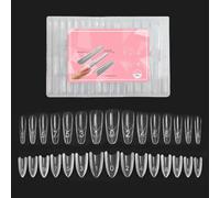 Professional Nail Forms - Gel Extension Tools For Salon Use | ABS Construction With -Sided Oval Tips, Smooth Edges, For Easy Nail Molding, Artists, Beginners, Daily Fashion Styling