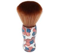 Professional Neck Face Hair Removal Brush Salon Hair Dust Cleaning Sweeping Brush Unique Design Soft Nylon Hair Lightweight Portable For Hairdressers Stylists Barbers