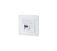Logilink NK4054 NK4054-Boîtier encastré pour 2 modules Keystone, Design Compatible, Blanc Pur (RAL 9010), 2 Ports