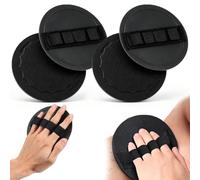 Professional No Pain Exfoliating Bath Scrubber Glove Natural ，2pcs | 13cm exfoliating scrub bath pads with gentle texture, suitable for all skin types, reusable shower scrubber for daily bathing