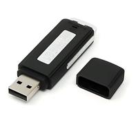 Professional original 8GB Rechargeable Mini Dictaphone 96Hr Audio Digital Pen USB Enregistreur vocal, Clé USB disque espion Audio