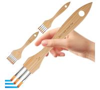 Professional Paint Brush Set - 3 pièces en nylon Wool Oil Art Brushes, poignée lisse, outils de peinture de précision | Brushes For Watercolor Acrylic Craft Pottery Fabric Canvas Artists Beginners