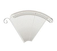 Professional Plant Label Hooks, Structural Metal Hooks, 12 inches long with Rustproof Metal, 30-Piece High-Stability Tag Hangers for Garden Signs and Flower Baskets, for Wind Chimes and Solar Lamps