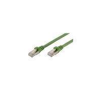 DIGITUS Câble LAN Cat 6A - 5m - Câble réseau PUR - S/FTP blindé - Résistant à l'huile & aux UV - Compatible Cat 6 - Vert