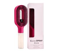 Professional Refreshing Comb - Spray Hair Brush, 2-in-1 Built-in Fine Mist Anti-Frizz Tool with Instant Hydration System, Travel-Friendly Hair Tamer with, Ergonomic Handle, for Women Girls Home