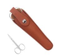 Professional Salon Scissor Protective Sleeve - Fine Stitched Heavy-Duty Faux Leather Shear Cover | Stylish Travel-Friendly Styling Cutter Guard Bag for Hairdressers and Barber Shops