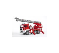 Bruder Camion De Pompier Man Avec Échelle, Pompe À Eau Et Module Son Et Lumière