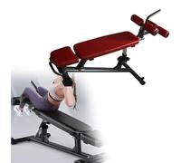 Professional Sit-Up Bench with 4 Adjustable Height and Reverse Crunch Handles, Adjustable Weight Bench and Plate, Incline and Decline Bench Press, High Intensity Incline Bench Press and Abdominal and(