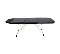 Professional Spa Massage Chair, 3-Section Folding, Steel Frame, Ergonomic Design, Portable & Compact, Modern Black Finish, Ideal for Beauty Salons & Therapists