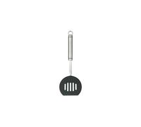 PROFESSIONAL SPATULE AJOUREE ANTI-ADHESIVE EN INOX A MANCHE OVALE