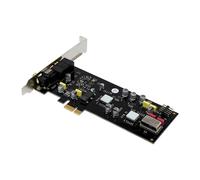 Professional ST113 PCIe SSS1700 Carte son interne PCIe avec support à profil bas pour studio Home Cinéma Carte son à faible latence