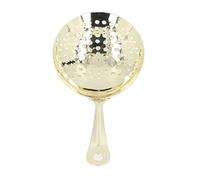 Professional Stainless Steel Cocktail Strainer, Bar Strainer for Mixing Drinks, Fine Mesh Shell Design with Comfort Grip, Ideal for Home Bar Club Restaurant Use (Dorée)