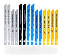 Professional U-Shank Jigsaw Blades for Wood and Particleboard,Plywood,Wood and Metal (Pack of 14)