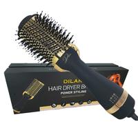 Professional VOLUMIZING PRO STYLER Brosse ronde 2 en 1 | Brosse soufflante et brosse soufflante 1000 W | Sèche-cheveux, brosse de coiffage et brosse volume avec revêtement en céramique pour cheveux