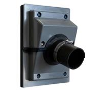 Professional Wall Port, Copper Pipe Insulation Guard, 13.4 Inches Efficient with Lock, Reinforced Entry Flange, Utility Cover with Modern Style, Installation Gear for Technicians and Plumbers