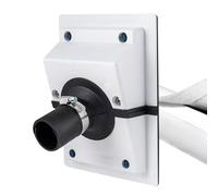 Professional Wall Port, Copper Pipe Insulation Guard, 13.4 Inches Efficient with Lock, Reinforced Entry Flange, Utility Cover with Modern Style, Installation Gear for Technicians and Plumbers