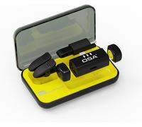 Professional Wireless Tie Microphones for iPhone iPad,Plug-Play Lapel Clip On Microphone with Noise Reduction for Video Recording,Vlog,Youtube (Lightning/2MIC)