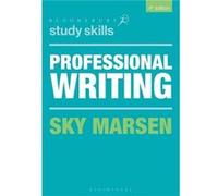 Professional Writing by Marsen & Sky Victoria University of Wellington & Wellington Unknown (Auteur)