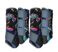 Professional's Choice 2XCOOL Lot de 4 bottes de médecine de sport pour cheval | Design protecteur et respirant pour un confort, une durabilité et un refroidissement ultimes chez les chevaux actifs