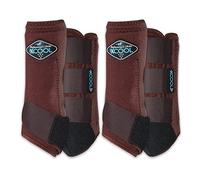 Professional's Choice 2XCOOL Lot de 4 bottes de médecine rafraîchissantes pour cheval actif, protectrices et respirantes pour un confort et une durabilité ultimes, taille M chocolat