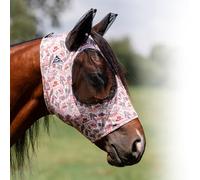 Professional's Choice Masque anti-mouches confortable, matière lisse et extensible, filet autour des yeux et des oreilles pour une vision claire, éloigne les mouches et les insectes, cowgirl (poney)