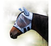 Professional's Choice Masque anti-mouches | Maille légère de protection UV | Cache-oreilles respirants et doux | Trou de verrouillage pour plus de sécurité et de confort | Taille poney