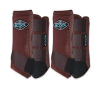 Professional's Choice Sports Medicine Products Lot de 4 paires de bottes d'équitation pour cheval Taille L Chocolat