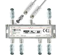 Professionel 6fach Cei TV Répartition Panneau Câble Adaptateur Télévision par