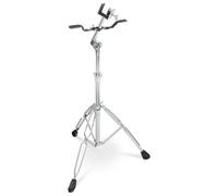 Professionel Bongos Stand de Support Réglable 78-110cm en Chrome Robuste Solide