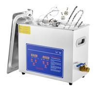 Professionel Nettoyeur Ultrasons 6L Avec Chauffage Et Rglage Du Temps Nettoyant Sonique Professionnel En Acier Inoxydable 180 W Pour Les Bijoux,Les Lab,Les éQuipements Dentaires Et Industriels (6L)