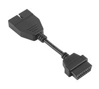 Professionnel 12Pin Mâle à OBD1 OBD2 16Pin Adaptateur Femelle Câble De Connecteur De Diagnostic Automatique Compatible avec L'outil De Véhicules