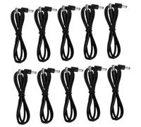 Professionnel Câble Audio Guitare Cordon D'alimentation Câbles De Pédale 5.5mm Accessoires Pour Guitares Électriques(10 PCS)