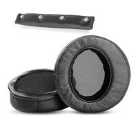 Professionnel Earpads&Headband Cushion pour AH-D5200 Compatible avec Denon AH-D5200 AH-D7200 AH-D7000 AH-D1100 AH-D5000 AH-D2000 AH-D9200 Casques d'écoute (Cuir protéiné & Mousse à mémoire)