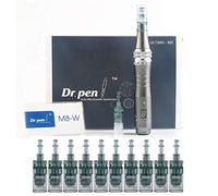 Professionnel Électrique Auto Dr.Pen Ultima M8 Microneedling Stylo Sans Fil Derma Pen Outil De Soins De La Peau À 6 Niveaux De Vitesse Numérique Dispay avec 12pcs Aiguilles Cartouches