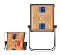 Professionnel Entraîneur Basketball, Soccer Magnetic Coaching Board, avec Surface Effaçable à Sec, Support Réglable en Hauteur et Rotation à 360°, Aucun Assemblage Requis(Small,Basketball)