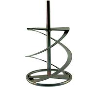 Professionnel Hélice de Malaxage Mortier Mélangeur Hélicoïdal Tube Agitateur Instant Mélangeur de Couleur Acier Zingué 500 X 100mm