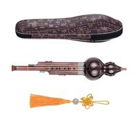 Professionnel Hulusi Flûte À Cucurbitacées Hulusi Gourde 3 Tons En Aluminium Avec Tuyaux Plaqués Cuivre Instrument Traditionnel