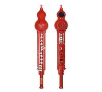 Professionnel Hulusi Hulusi Électronique Débutant Portable Performance Cucurbit Flûte Adulte Professionnel Classique Jouant(Red)