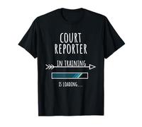 Professionnel Justice Cadeau Formation Court Reporter T-Shirt