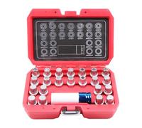 Professionnel Kit de démontage complet d'écrou de roue anti-vol pour plusieurs modèles de voiture Urgence Longue durée de vie Clé anti-vol Lugnut Key