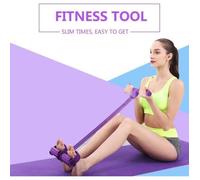 professionnel Lot de 4 Bandes de résistance Multifonction pour Exercices de Jambes, Yoga, Fitness, pédale de Traction pour Pieds