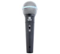 Professionnel Microphone Dynamique pour DJ Karaoke Filaire XLR Sono Chant