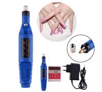 Professionnel Nail Art Perceuse Ensemble 6 Bits Electrique Rectifieuse Vernis À Ongles Gel Durcissement Meulage Fichier De Forage Outil D'art Des Ongles