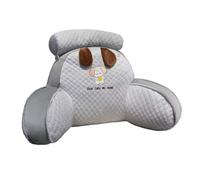 Professionnel Oreillers De Lecture, Coussin Dorsal Dossier Canapé Flex Confort, Et Housse Lavable ,Oreiller De Lecture Lit Adulte Avec Soutien Du Cou/Bras Pour Support Lombaire Au Lit (gris70 X 50)(Gr