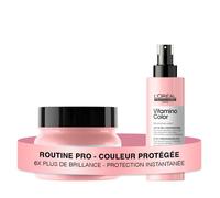 PROFESSIONNEL - Routine Pour Cheveux Colorés - Vitamino Color - Protège la Couleur Pendant 8 Semaines - Cheveux 6x Plus Brillants