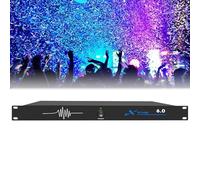 Professionnel Suppresseur De Larsen, Décaleur De Fréquence Anti-Sifflement pour Microphone, 12 Segments De Rétention Haute Fidélité, pour Spectacles, Conférences, KTV,Blue-6in6out