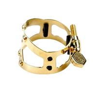 Professionnelle Accessoires Pour Clarinette Ligature De Saxophone Espace À Six Degrés Adapté La Tête Clarinette En Bakélite