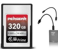 Professionnelle Cfexpress Type A De 320 Go Carte Mémoire, Vpg200, Vitesse De Lecture Maximale De 880Mo/S Et Une Vitesse D'Écriture De 400Mo/S L'Enregistrement 4K 120P, 8K 30P, Lect[SDC631522]